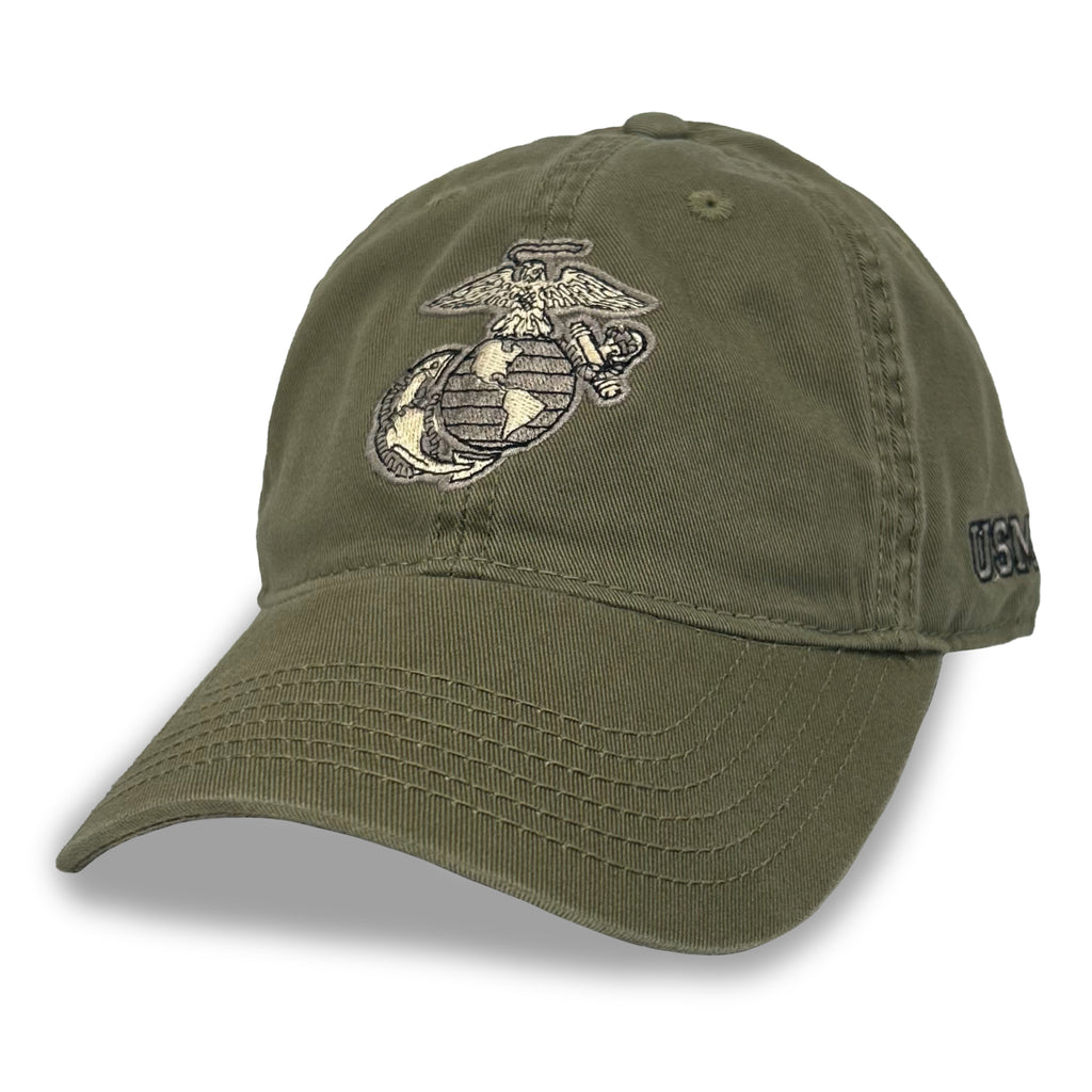 USMC EGA Twill Hat (Moss)