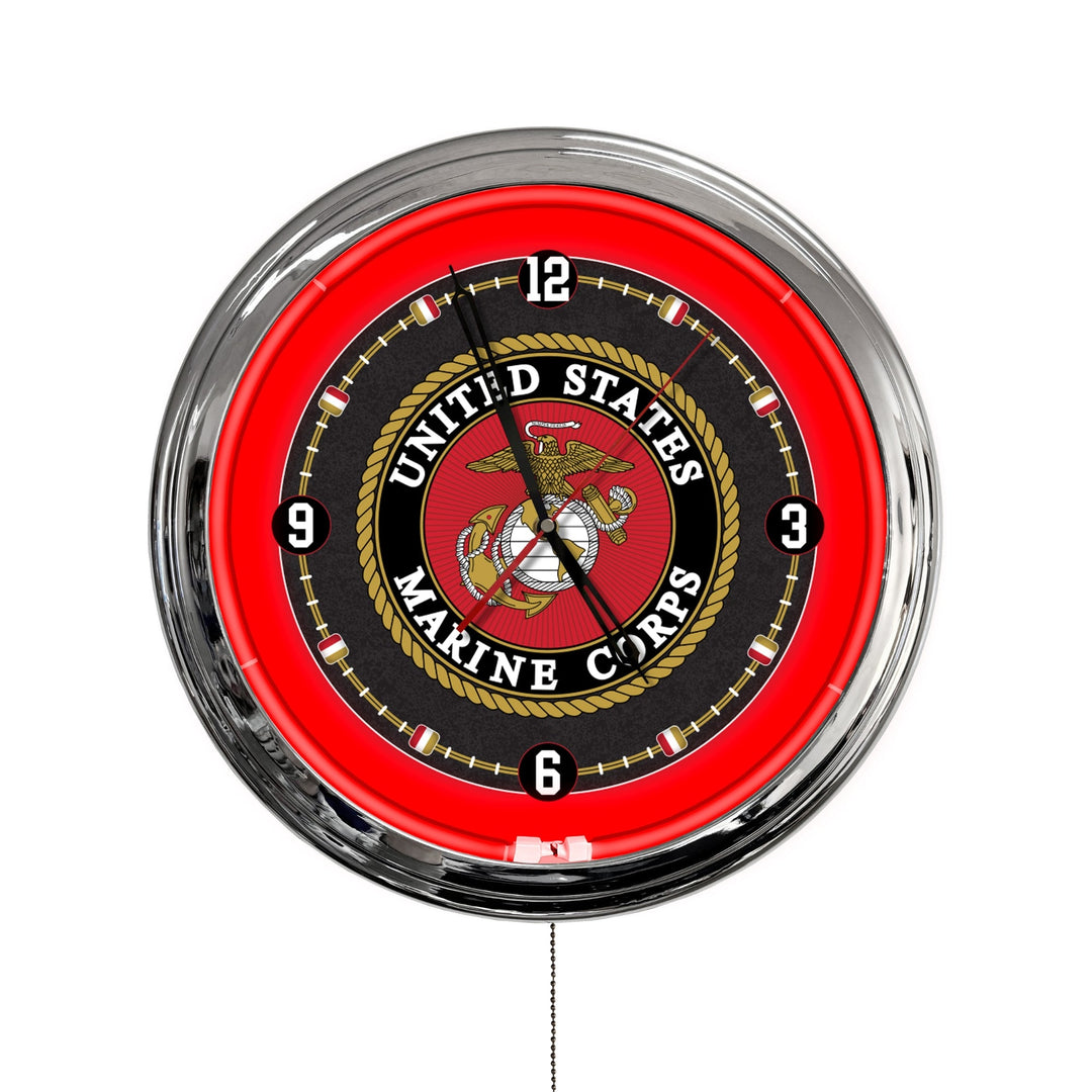 United States Marine Corps 16in LED Wall Clock*