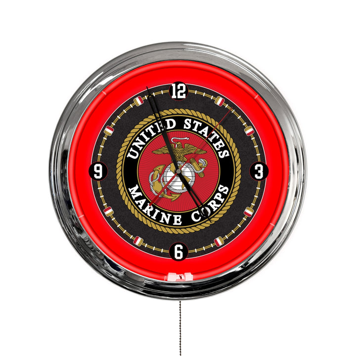 United States Marine Corps 16in LED Wall Clock*