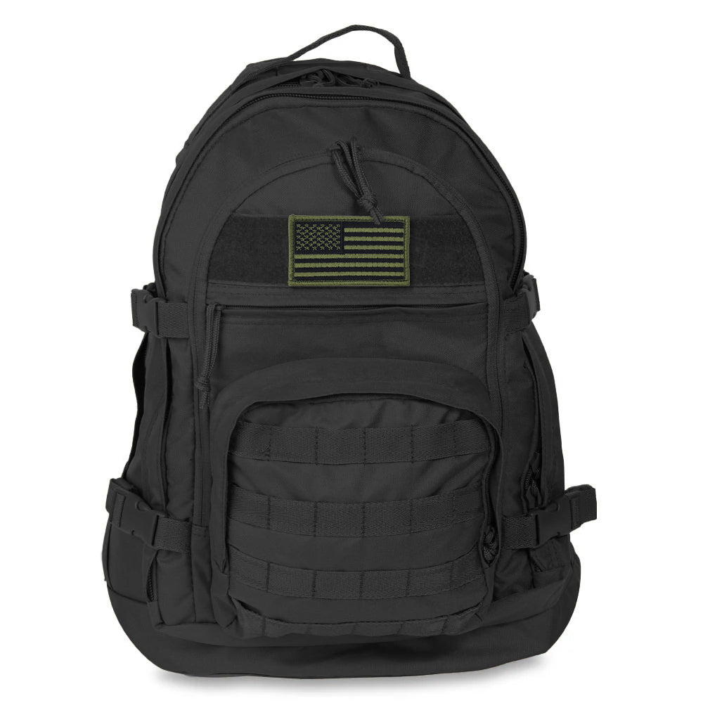 american flags for hiking backpacks USA Flag S.O.C. 3 Day Pass Bag (Black)