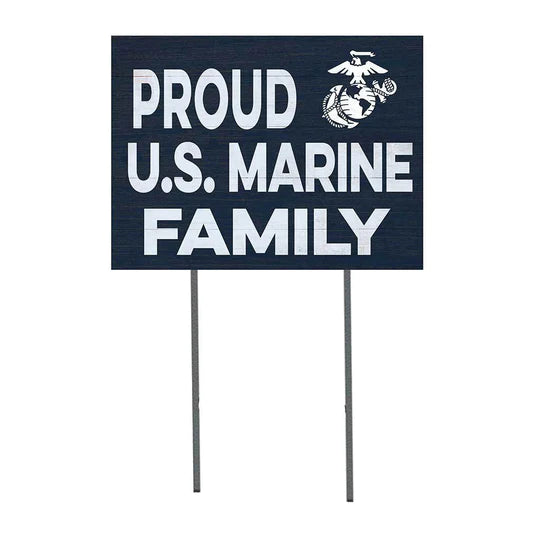 Proud Marine Family Lawn Sign (18x24)