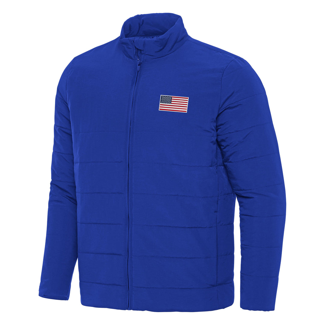 American Flag Men's Swelter Jacket (Dark Royal)*