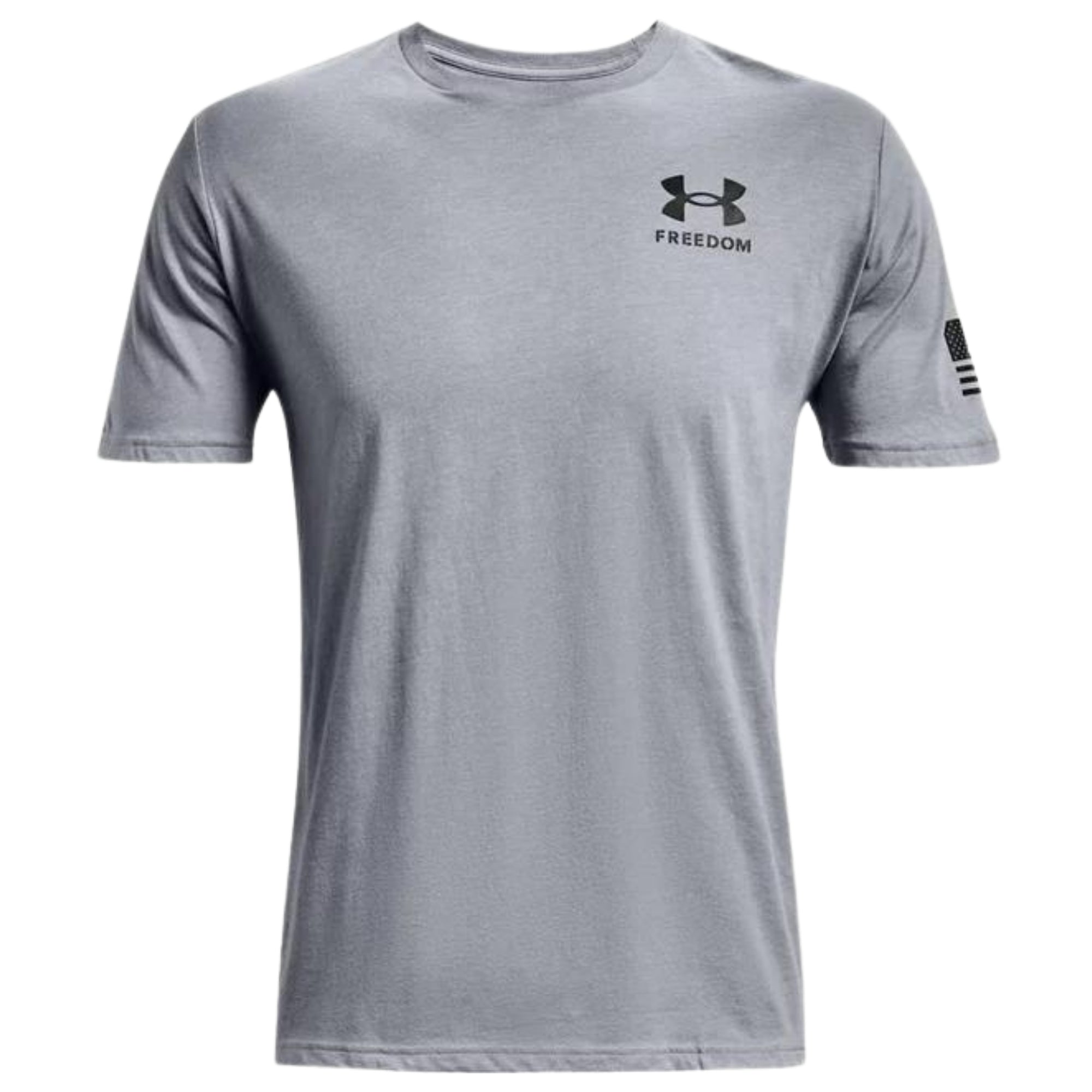 Under Armour New Freedom Flag T-Shirt (Grey/Black)