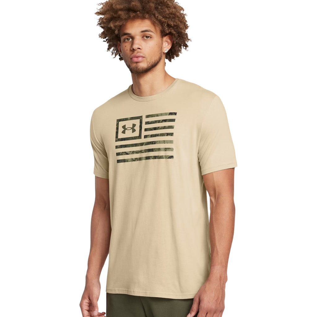 Under Armour Freedom Tech SS Camo T-Shirt (Navy)