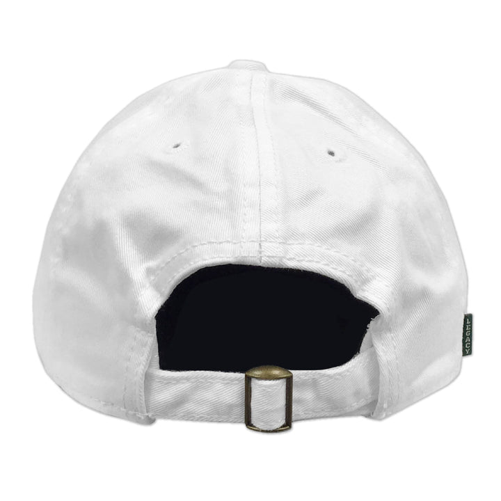 USMC Mom Relaxed Twill Hat (White/Black)