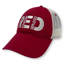 Load image into Gallery viewer, Remember Everyone Deployed Relaxed Twill Trucker Hat (Red)