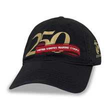 Load image into Gallery viewer, USMC 250th Anniversary Hat (Black)