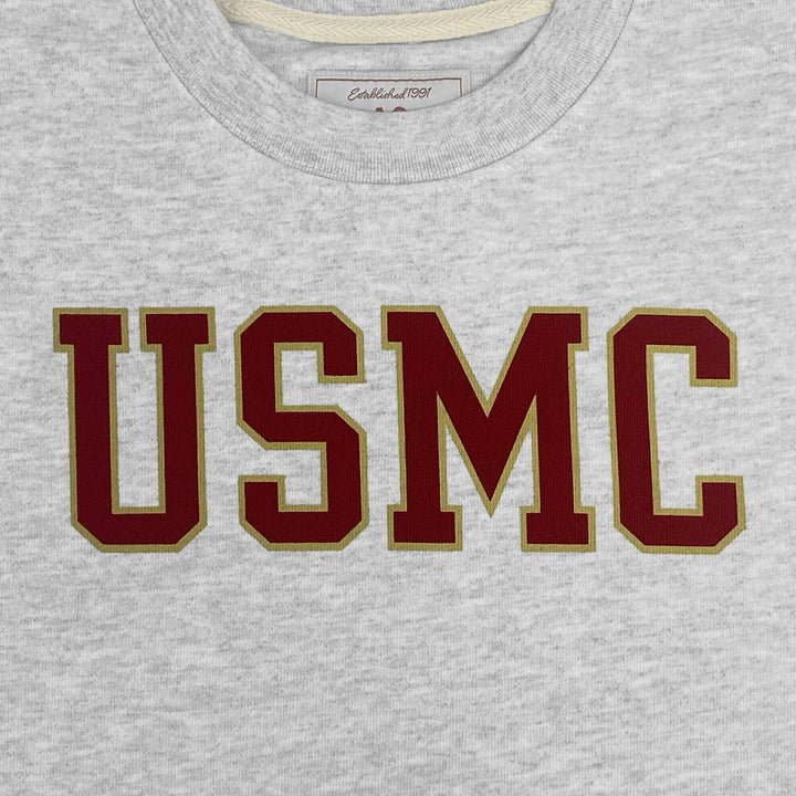 USMC Ladies Boxy Crew (Ash)
