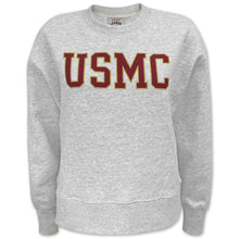 Load image into Gallery viewer, USMC Ladies Boxy Crew (Ash)