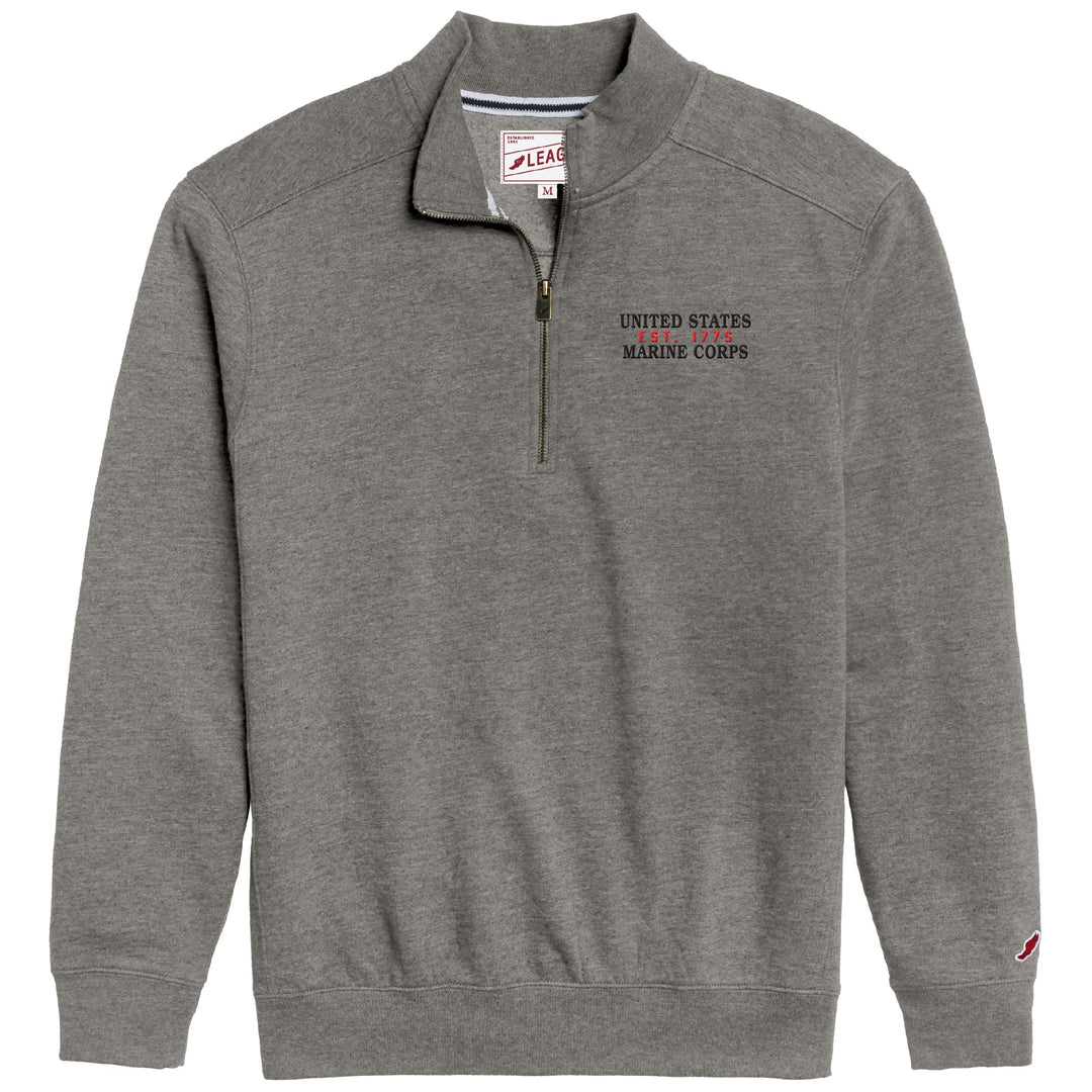Marines Men's Heritage 1/4 Zip (Fall Heather)*