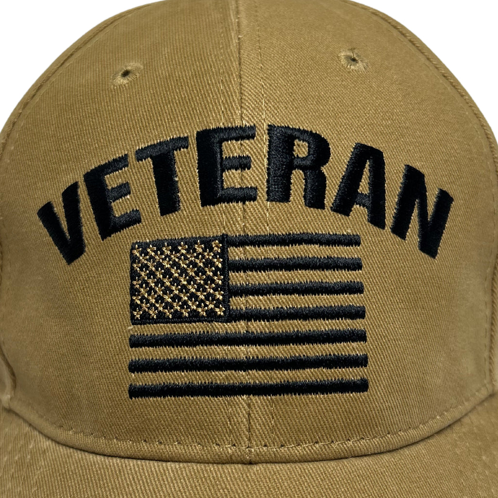 Veteran Flag Hat (Coyote Brown)