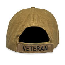 Load image into Gallery viewer, Veteran Flag Hat (Coyote Brown)