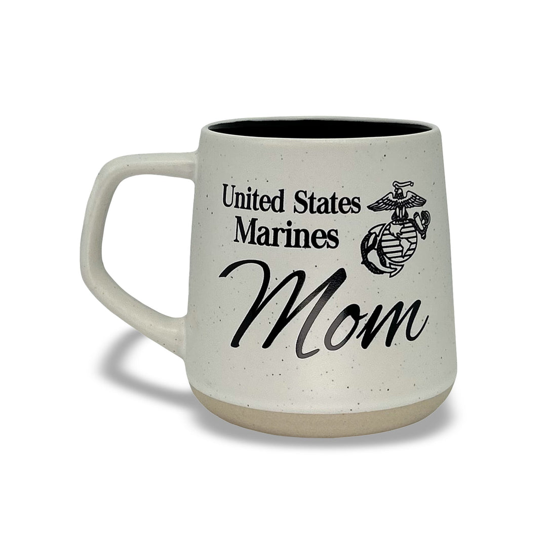 Marines Mom 20oz Speckled Ceramic Mug
