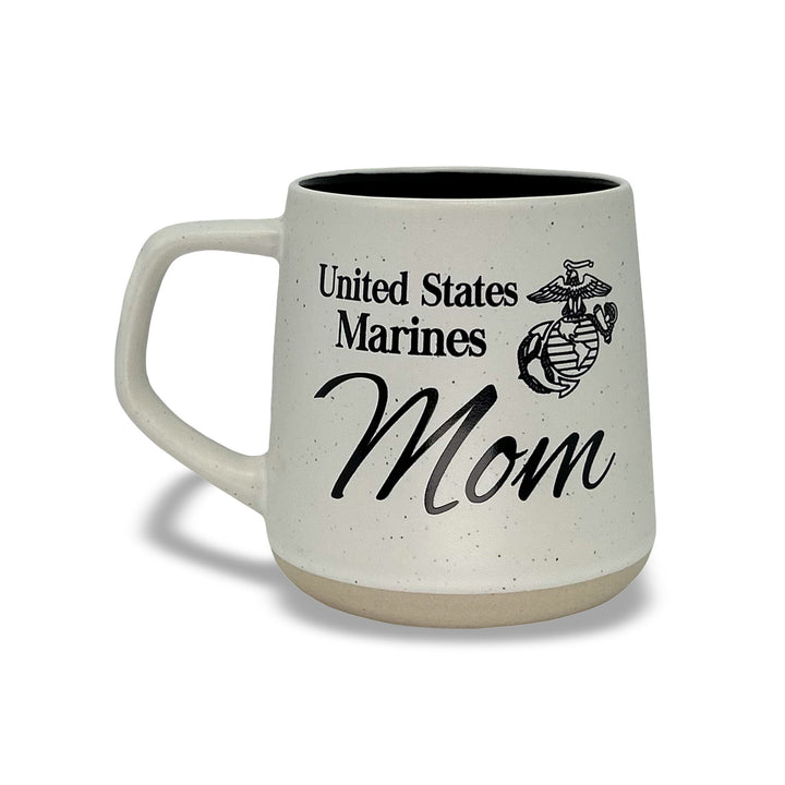 Marines Mom 20oz Speckled Ceramic Mug