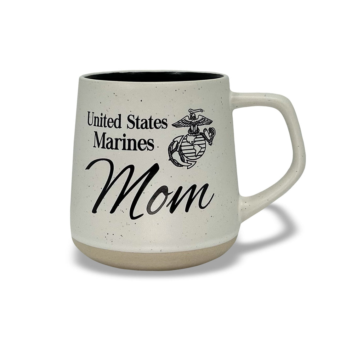 Marines Mom 20oz Speckled Ceramic Mug