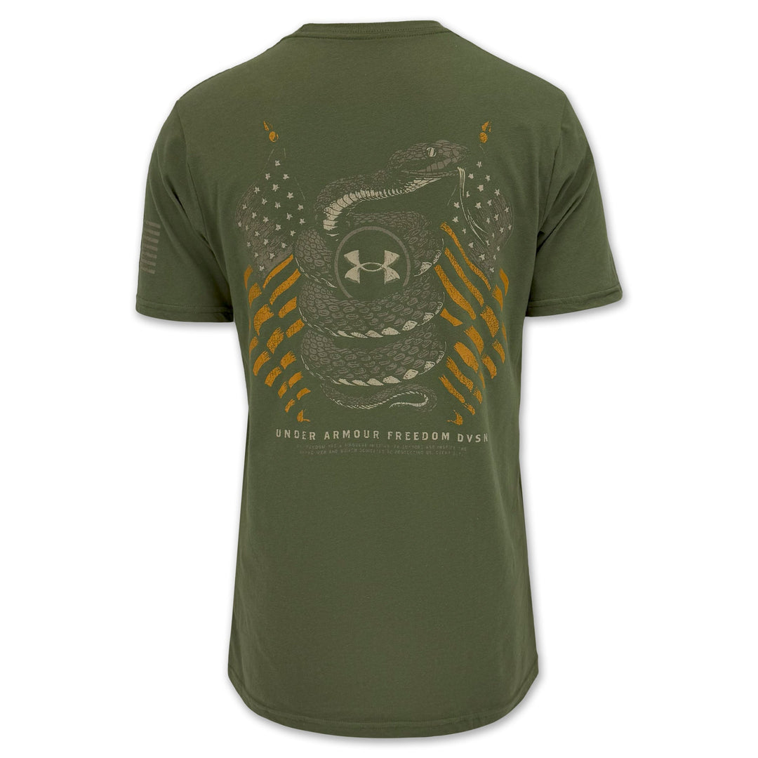 Under Armour Freedom Snake Flag T-Shirt (OD Green) – Marines Gear