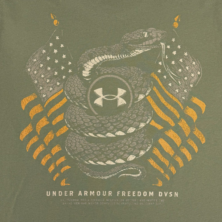 Under Armour Freedom Snake Flag T-Shirt (OD Green)