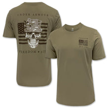 Load image into Gallery viewer, Under Armour Freedom By 1775 Skull T-Shirt (Tan)