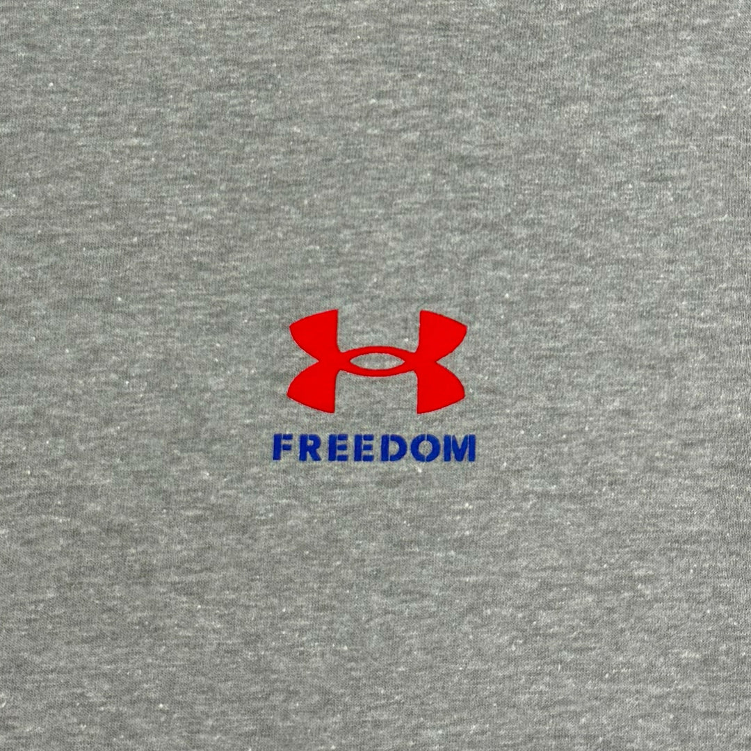 Under Armour Freedom Flag Long Sleeve T-Shirt (Grey)