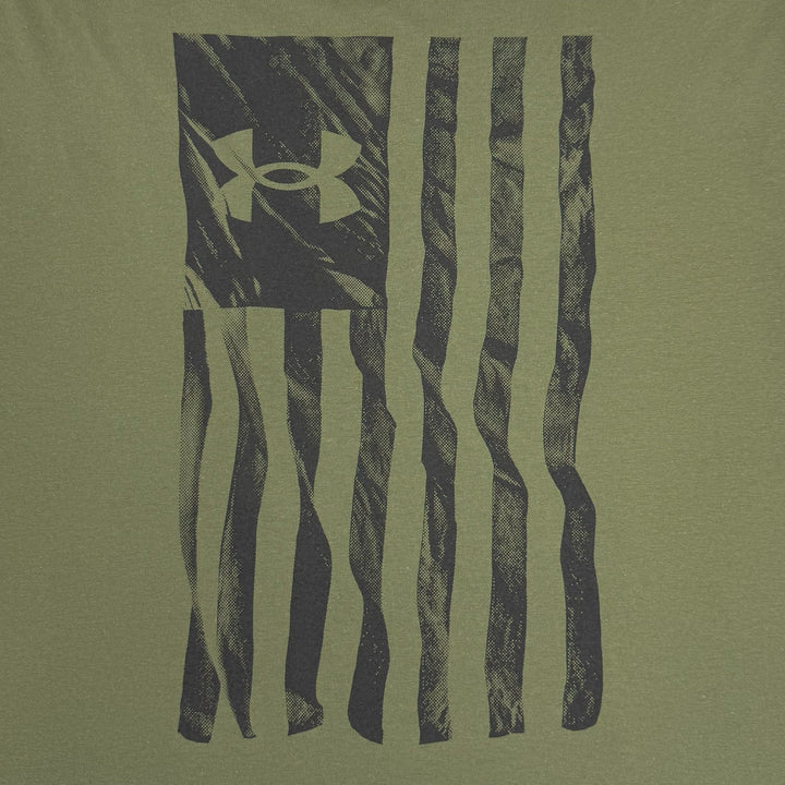 Under Armour Freedom Flag Long Sleeve T-Shirt (OD Green)