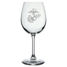 Load image into Gallery viewer, US Marines 16oz Wine Glass*