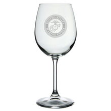 Load image into Gallery viewer, USMC Seal 16oz Wine Glass*