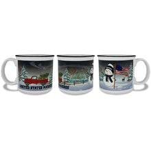 Load image into Gallery viewer, Marines Winter Scene 15oz Sublimated Campfire Mug (White)