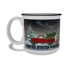 Load image into Gallery viewer, Marines Winter Scene 15oz Sublimated Campfire Mug (White)