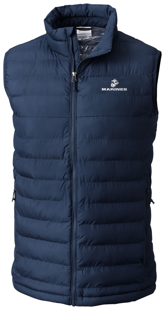 Marines EGA Columbia Powder Lite Vest (Navy)*