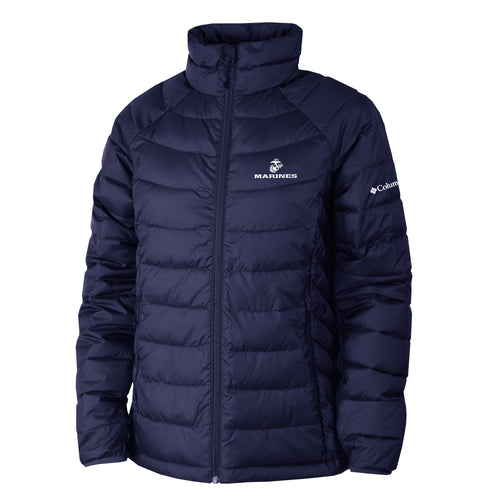 Marines EGA Columbia Women's Powder Lite II Jacket (Navy)*
