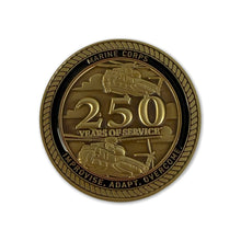 Load image into Gallery viewer, United States Marine Corps 250th Challenge Coin