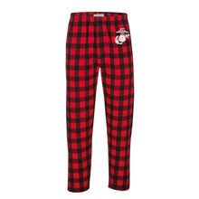 Load image into Gallery viewer, Marines EGA Holiday Flannel Pants