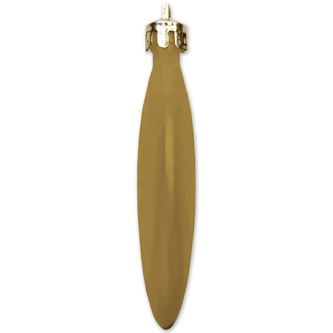 Marines EGA 3" Satin Finish Flat Shatterproof Ornament (Gold)