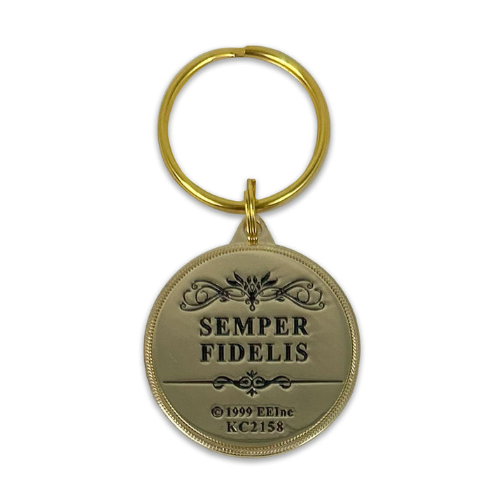 United States Marine Corps Double Sided Key Ring