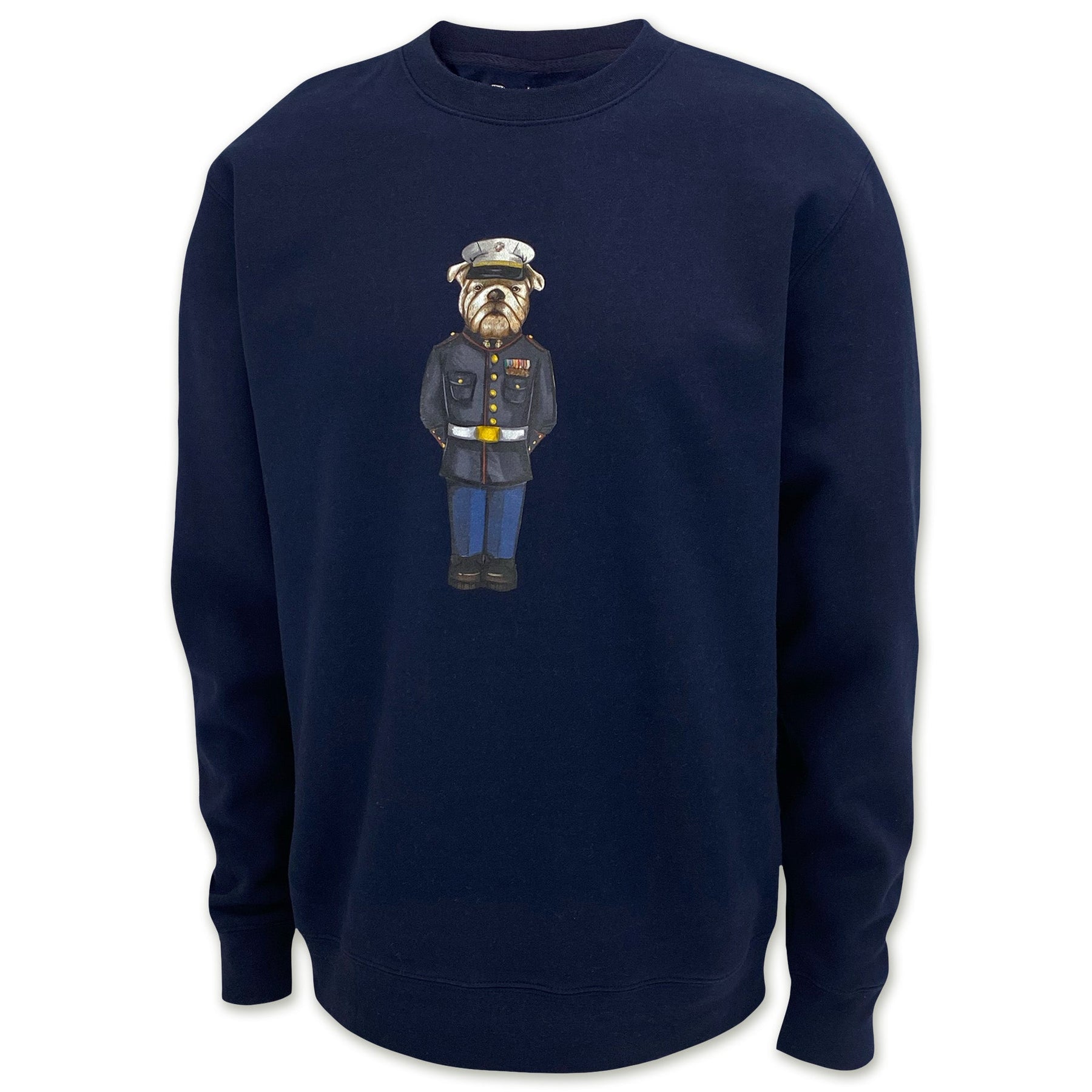 Marine Dress Blue Crew Dog Original Crewneck (Navy) XL Marine Dress Blue Crew Dog Original Crewneck (Navy) XL