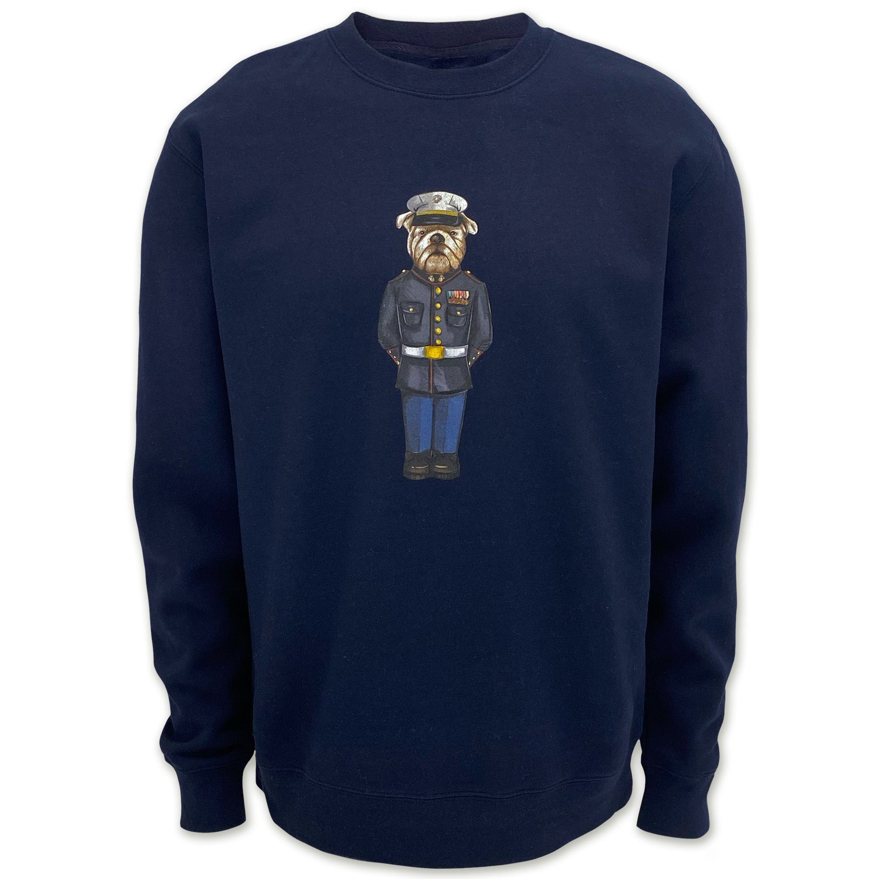 Marine Dress Blue Crew Dog Original Crewneck (Navy) XL Marine Dress Blue Crew Dog Original Crewneck (Navy) XL