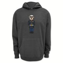 Load image into Gallery viewer, Marine Dress Blue Crew Dog Original Hood (Charcoal)