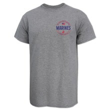 Load image into Gallery viewer, Marines Mens Left Chest Circle Logo T-Shirt