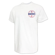 Load image into Gallery viewer, Marines Mens Left Chest Circle Logo T-Shirt