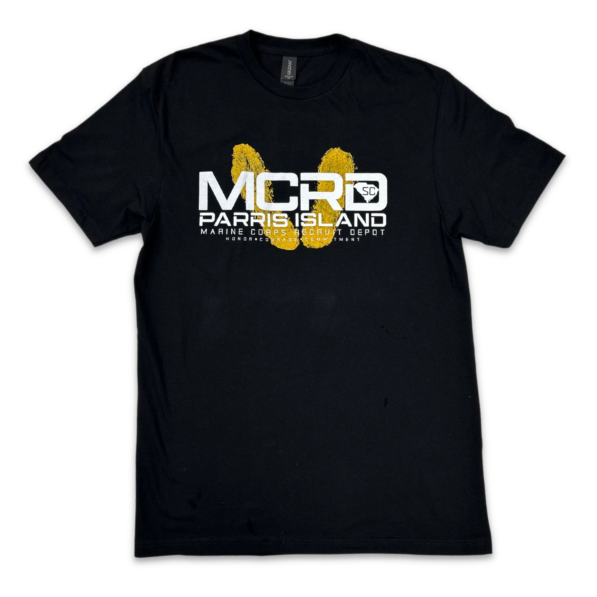 MCRD Parris Island T-Shirt (Black)