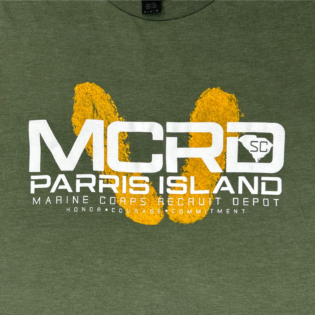 MCRD Parris Island T-Shirt (OD Green)