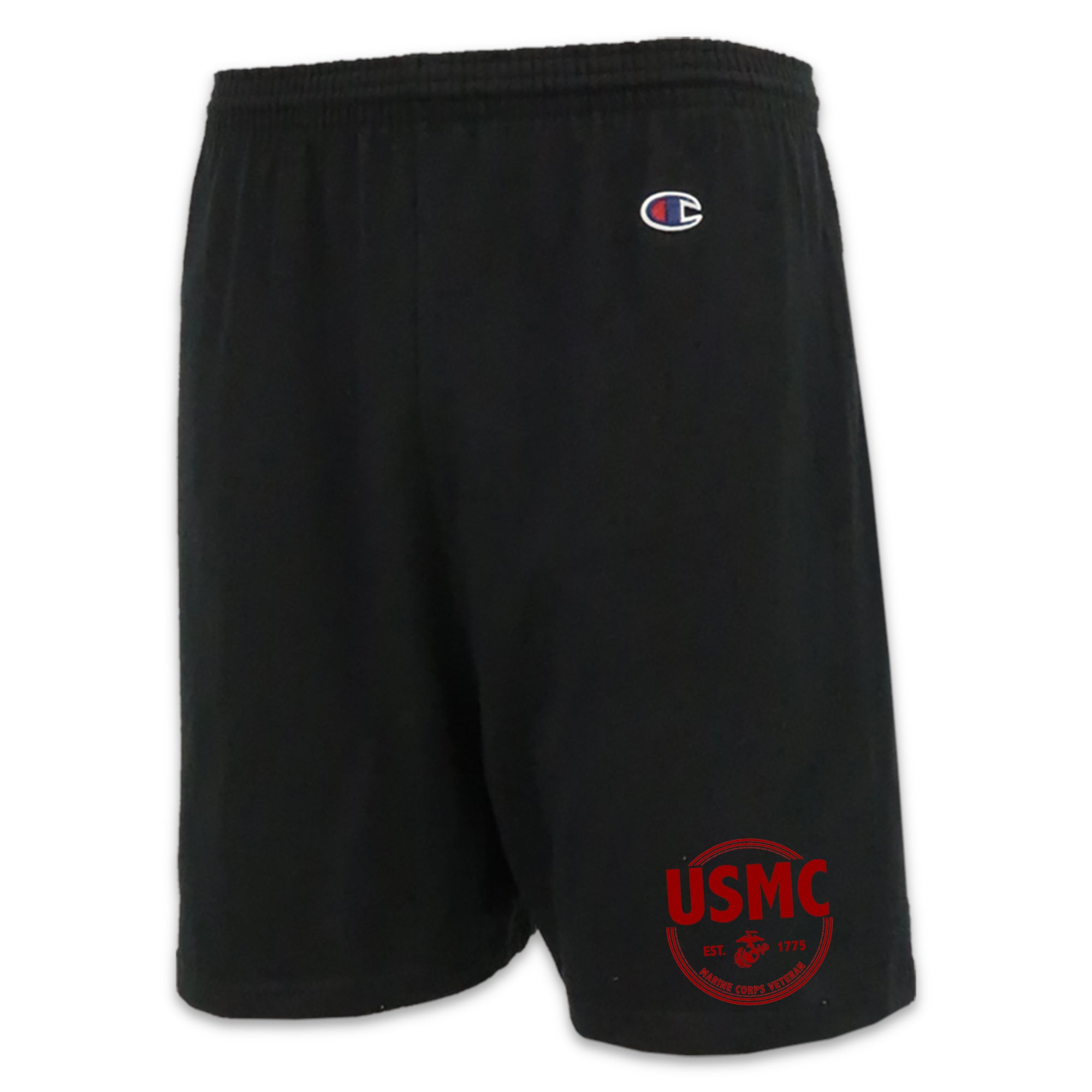Pick Your Design Marines Cotton Shorts (Black)