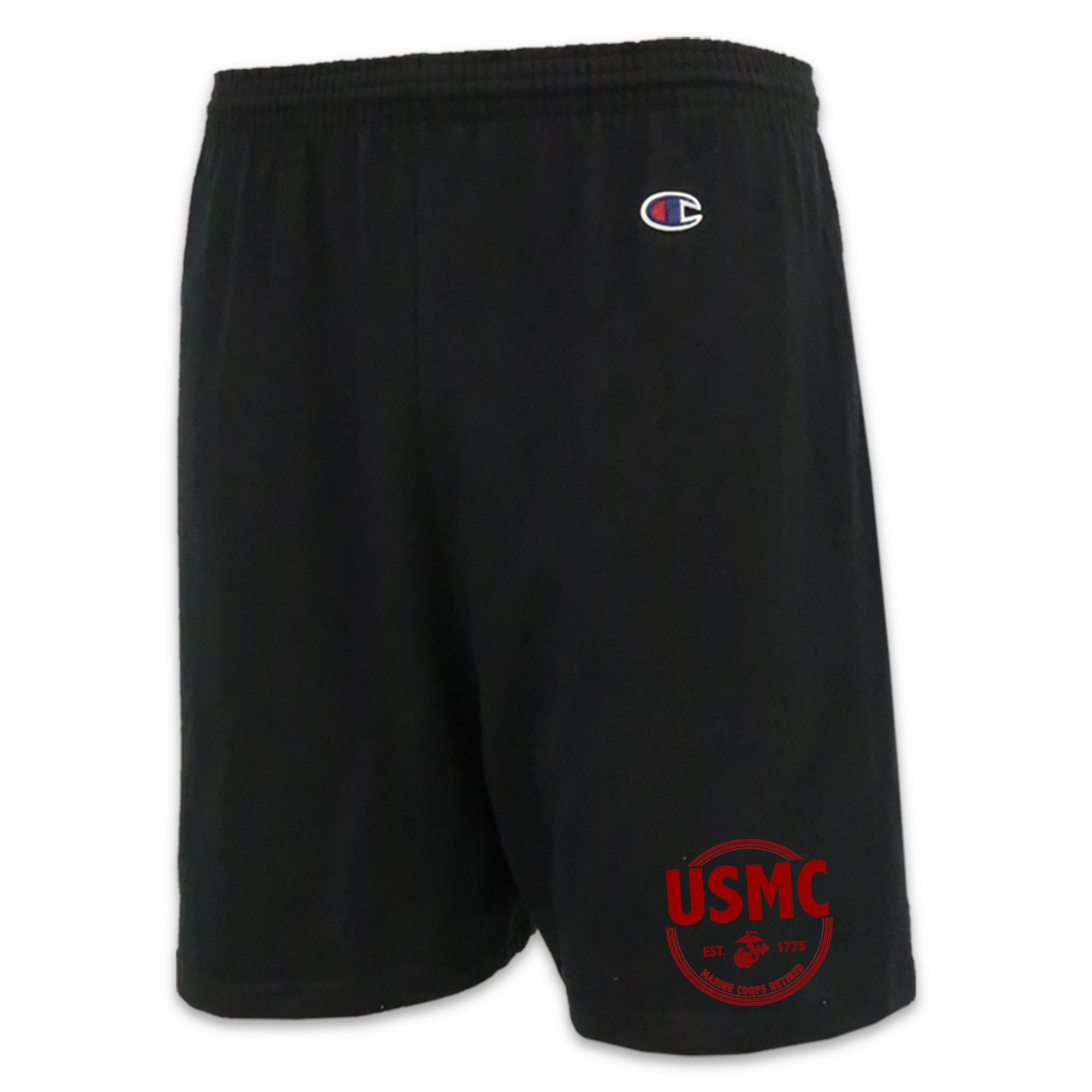 Pick Your Design Marines Cotton Shorts (Black)