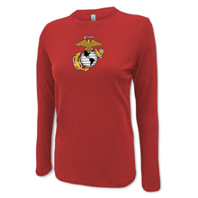 Load image into Gallery viewer, Marines EGA Ladies Center Chest Long Sleeve