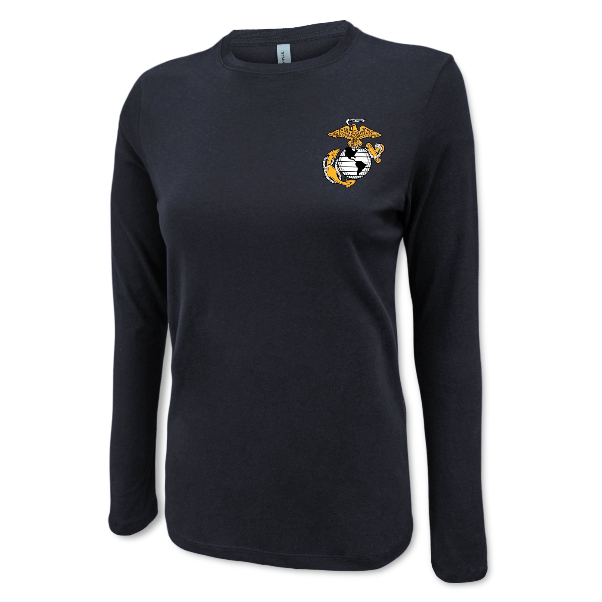 Marines EGA Ladies Left Chest Long Sleeve