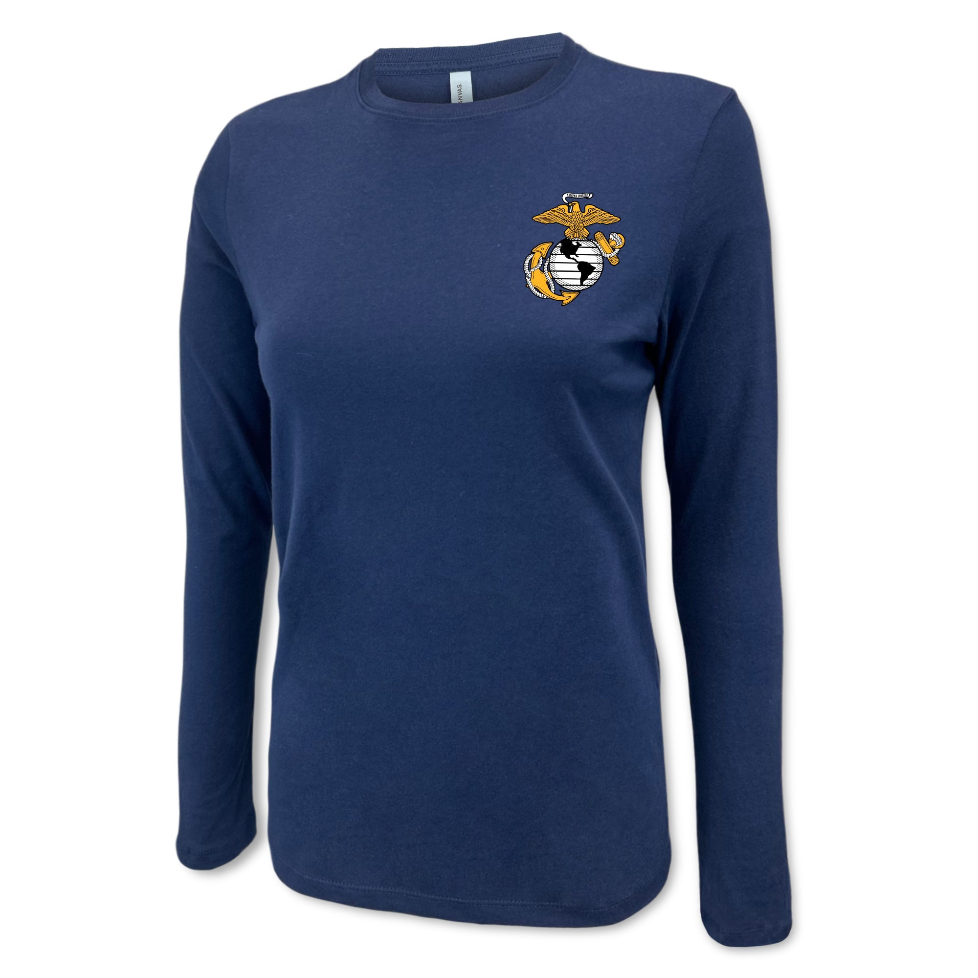 Marines EGA Ladies Left Chest Long Sleeve