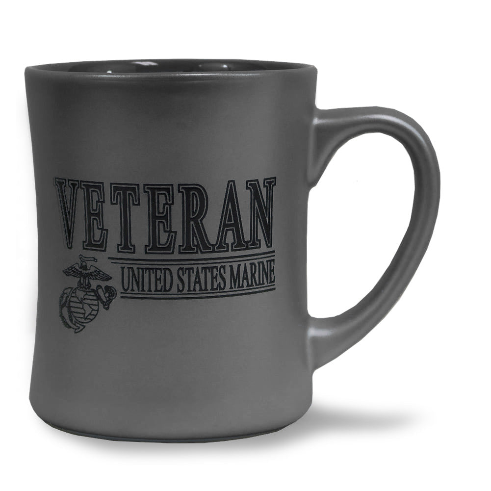 Marine Veteran 16oz MK Matte Mug (Grey)