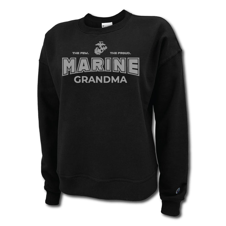 Marines Grandma Women's Champion Crewneck (Black)