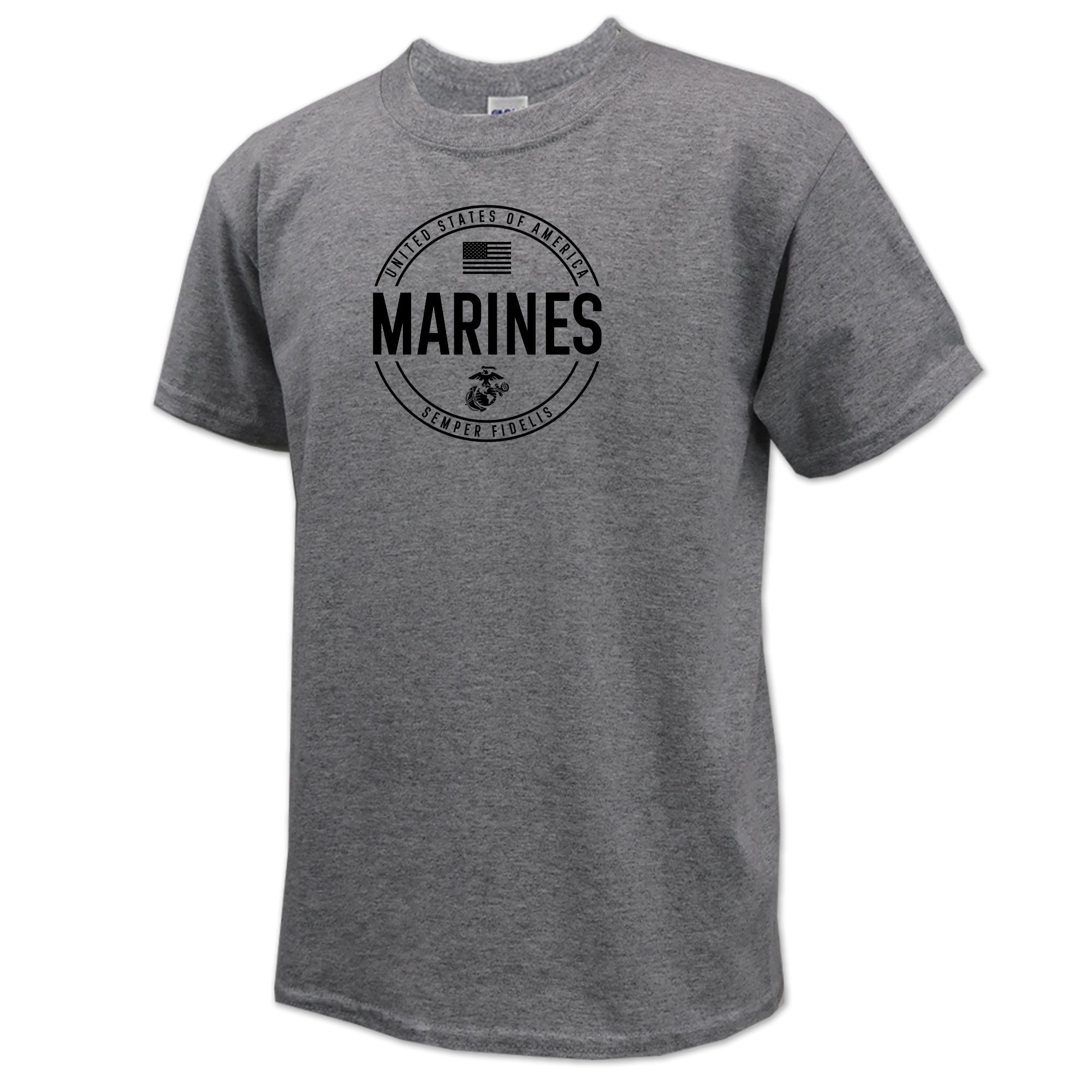 Pick Your Design Marines Youth T-Shirt (Grey)