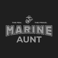Load image into Gallery viewer, Marines Aunt Crewneck (Black)